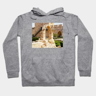 Israel, Jerusalem. Citadel Arch Hoodie